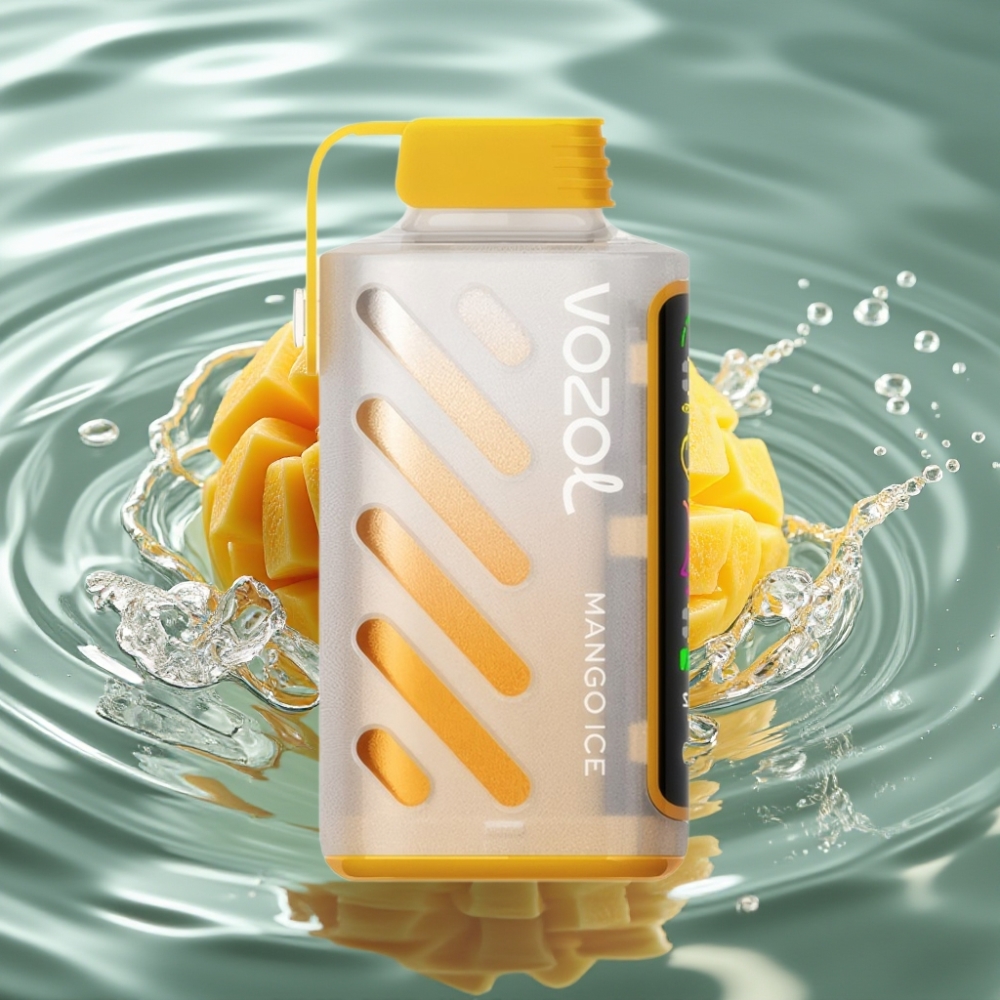 VOZOL Gear Power S.i.L.C. Tech 20000 Puffs Dual Mesh Coil Mango Ice