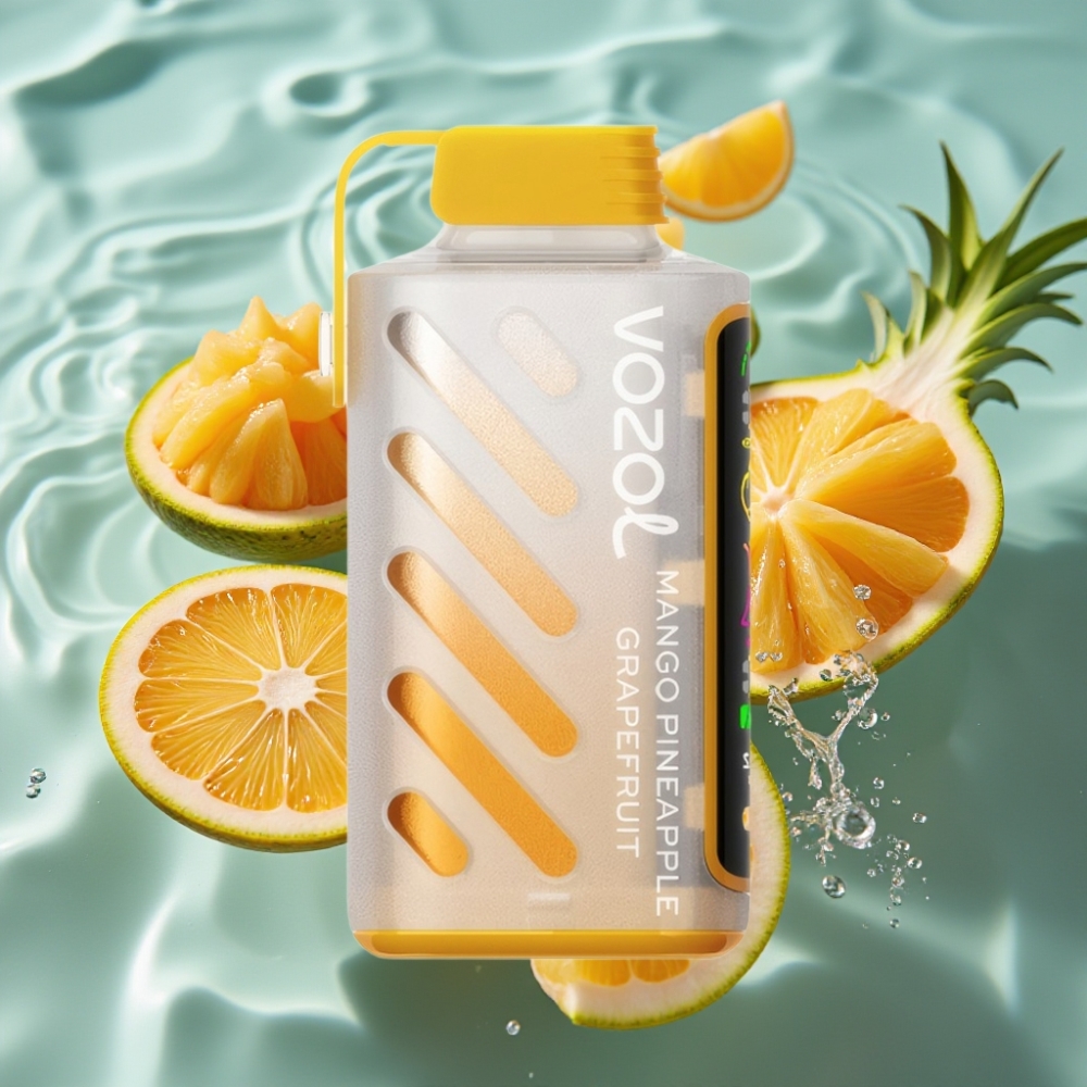 VOZOL Gear Power S.i.L.C. Tech 20000 Puffs Dual Mesh Coil Mango Pineapple Grapefruit
