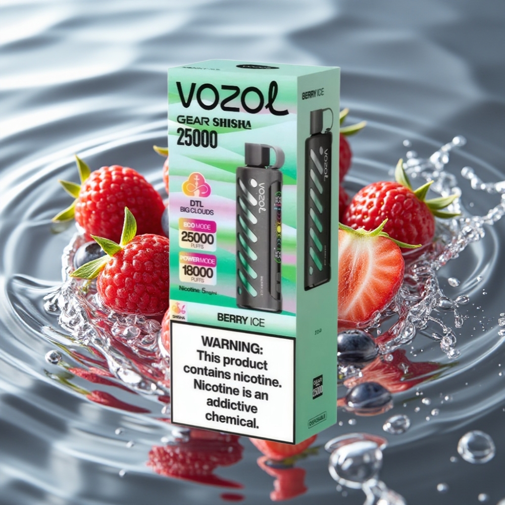 VOZOL Gear Shisha 25000 Puffs 30 Flavors Dual Mesh Modes