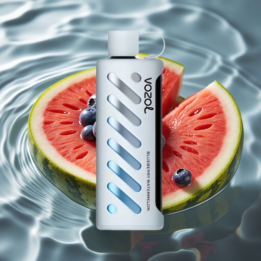 VOZOL Gear Shisha 25000 Puffs with 30 Flavors & S.i.L.C Tech Blueberry Watermelon