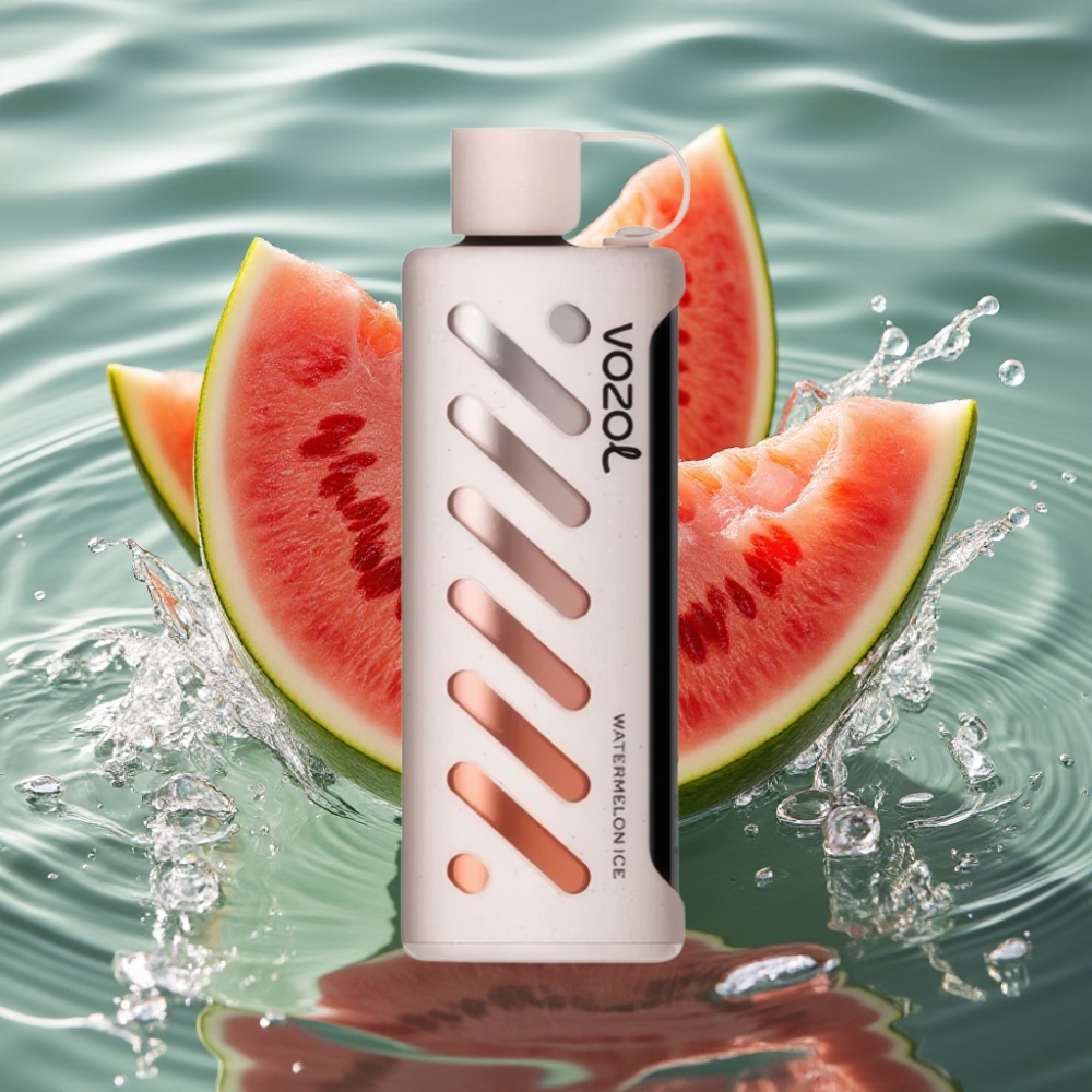 VOZOL Gear Shisha 25000 Puffs with 30 Flavors & S.i.L.C Tech Watermelon Ice