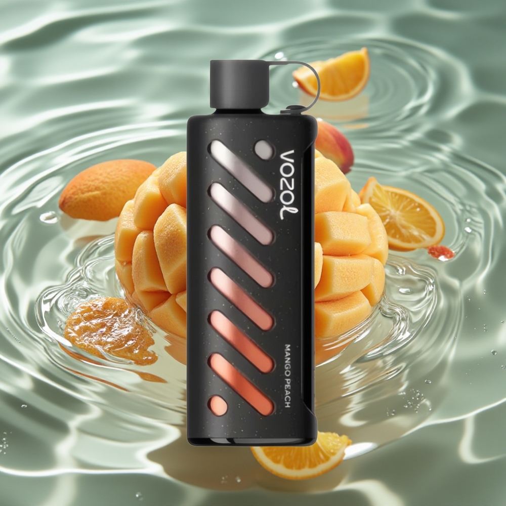VOZOL Gear Shisha 30 Flavors 25000 Puffs Dual Mesh Mango Peach