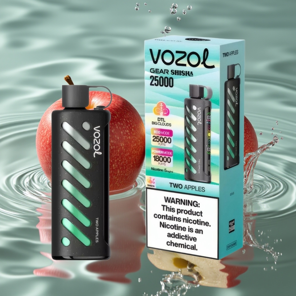 VOZOL Gear Shisha 30 Flavors 25000 Puffs Dual Mesh Modes