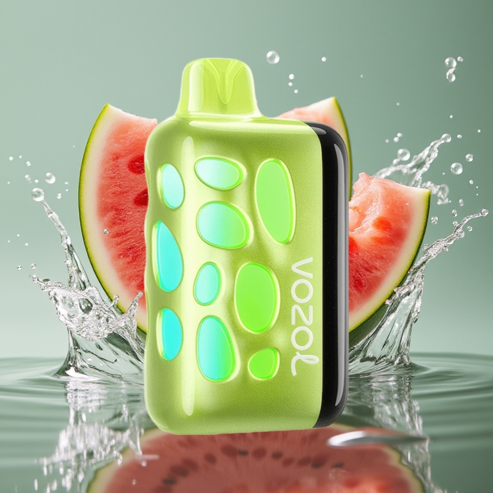 VOZOL RAVE 40000 270° Glow & Beat-Synced Party Mode Disposable Vape Watermelon Bubblegum
