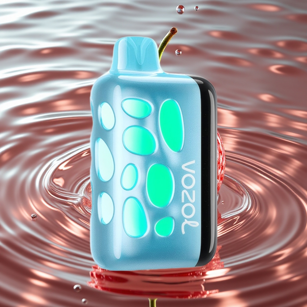VOZOL RAVE 40000 270° Glow & Beat-Synced Party Vape Cherry Strawberry