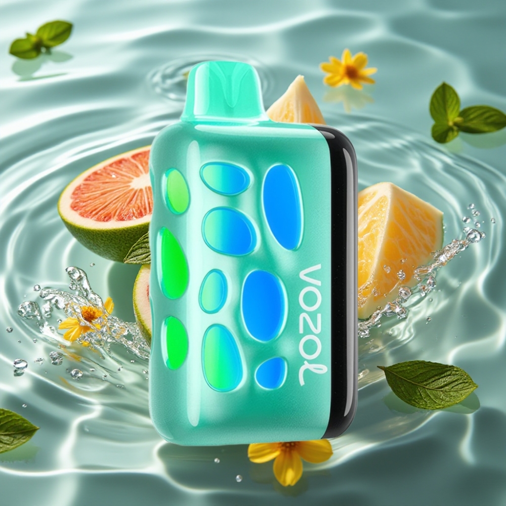 VOZOL RAVE 40000 270° Glow & Beat-Synced Party Vape Cool Mint