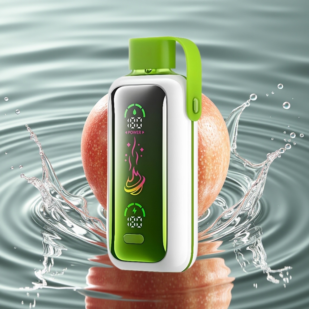 VOZOL Star 20000 Puffs with 2.2" HD Mirror Screen & Dual Mesh Double Apple Ice