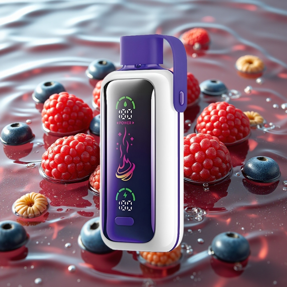 VOZOL Star 20000 Puffs with 2.2" HD Mirror Screen & Dual Mesh Mixed Berries