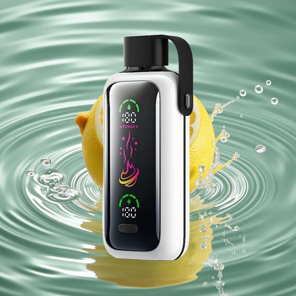VOZOL Star 20000 Puffs with 2.2" HD Mirror Screen & Dual Mesh Perfume Lemon