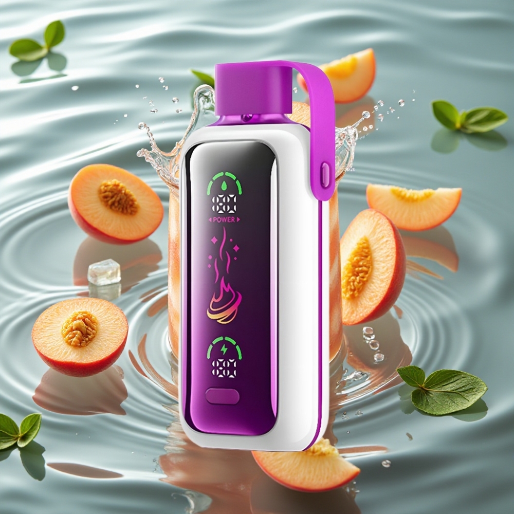 VOZOL Star 2.2" HD Mirror Screen 20000 Puffs Juice Peach Ice