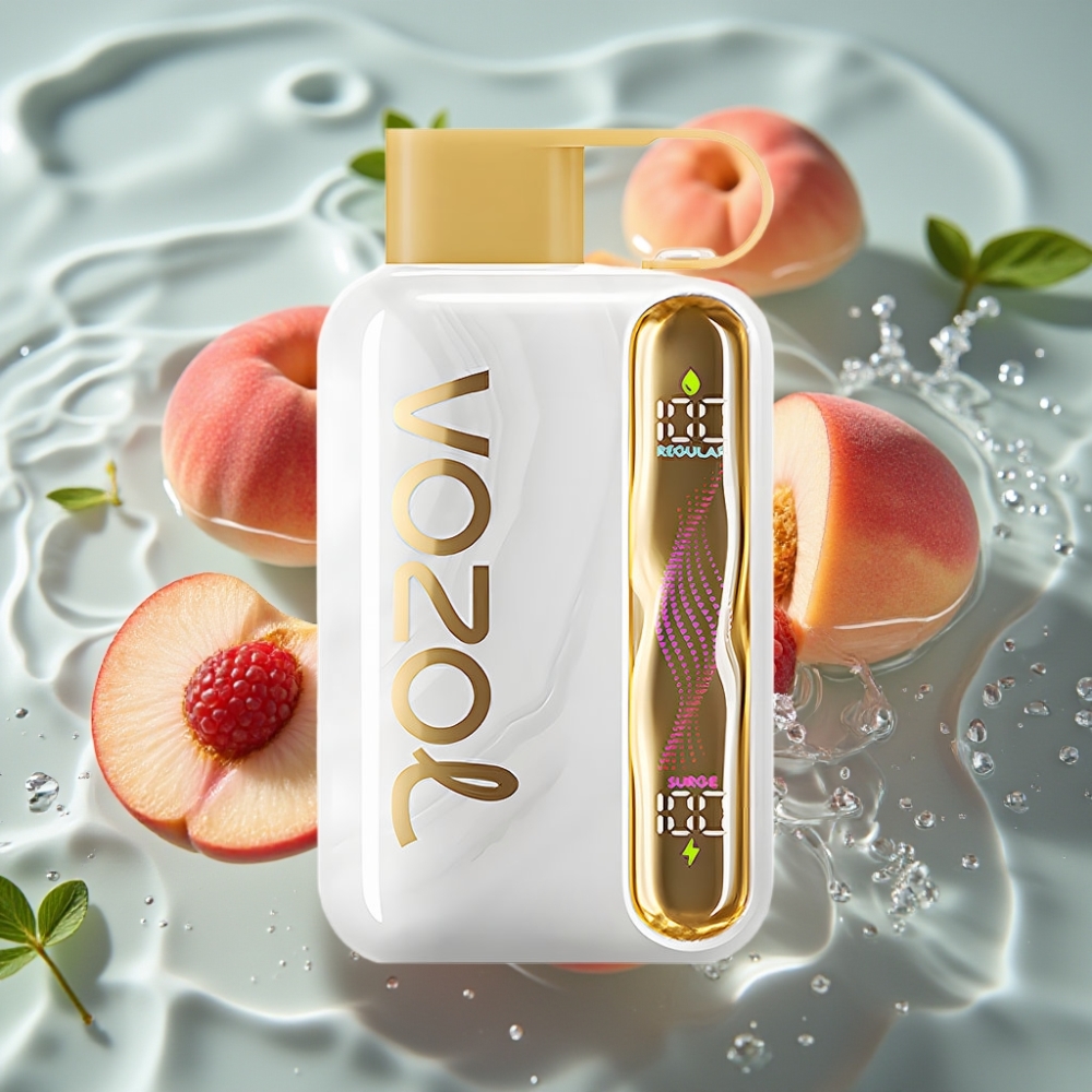 VOZOL STAR 40000 Puffs 1000mAh Type-C Disposable Vape White Peach Raspberry