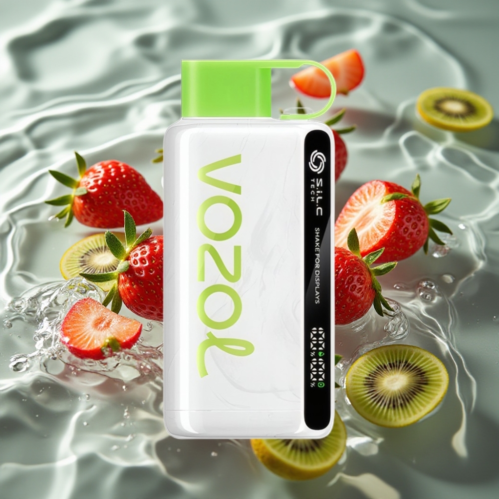 VOZOL STAR 9000/12000 Disposable Vape with 30% Faster Charge & 650mAh Battery Strawberry Kiwi