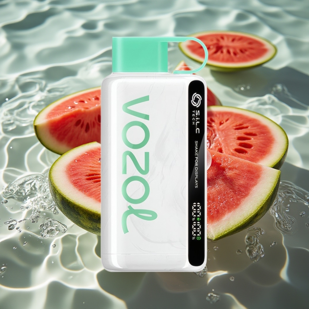 VOZOL STAR 9000/12000 Disposable Vape with Shake Display & 30% Faster Charge Watermelon Bubble Gum