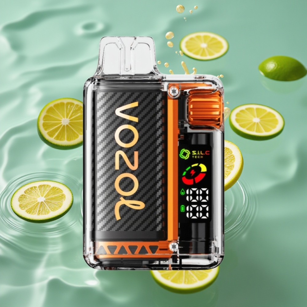 VOZOL Vista 20,000 Puffs MTL Vaping with OLED Screen & 6-Level Watt Adjustment Lemon Lime